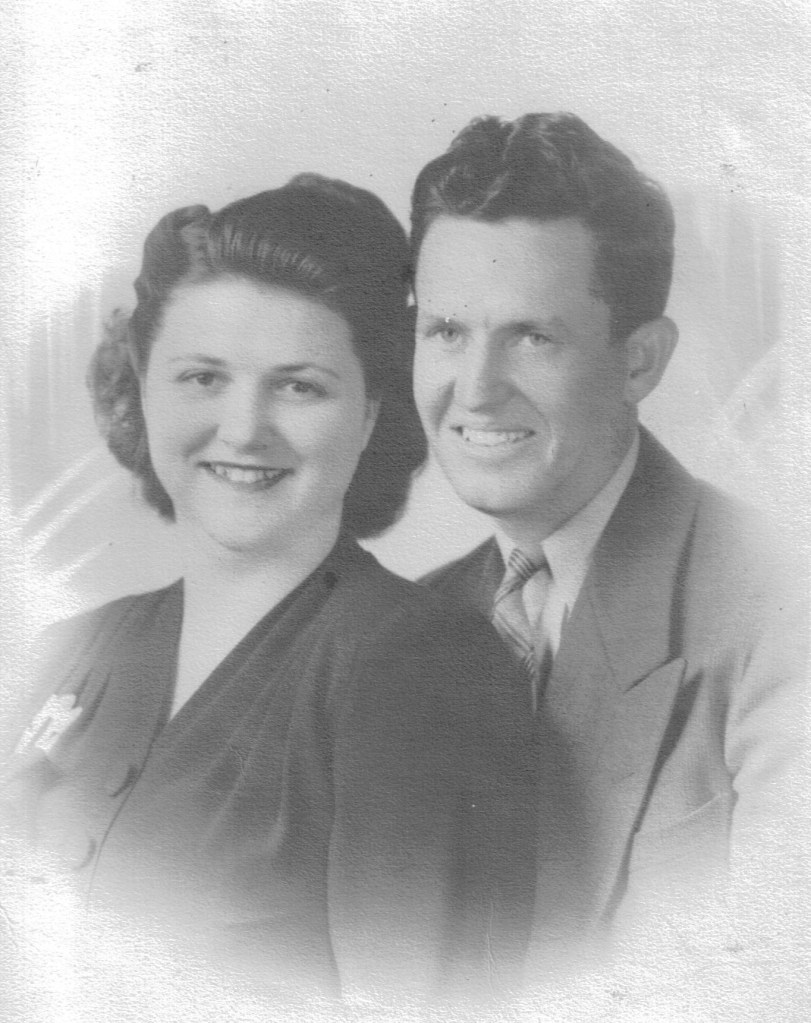 Crystal Barrow Waller and Billie Waller, 1942