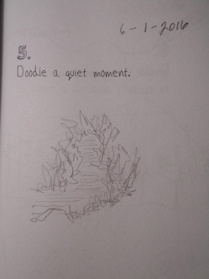 Doodle #5. Quiet river